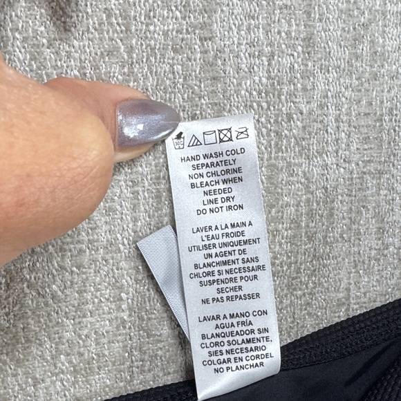 Tommy Bahama Island Cays Cabana Ruffle Tankini Top Black Large NWT UPF 50 - Picture 10 of 11